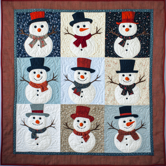 Snowman DAI190824191 Quilt Blanket