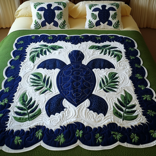 Hawaiian Turtle DAI040225225 Quilt Bedding Set