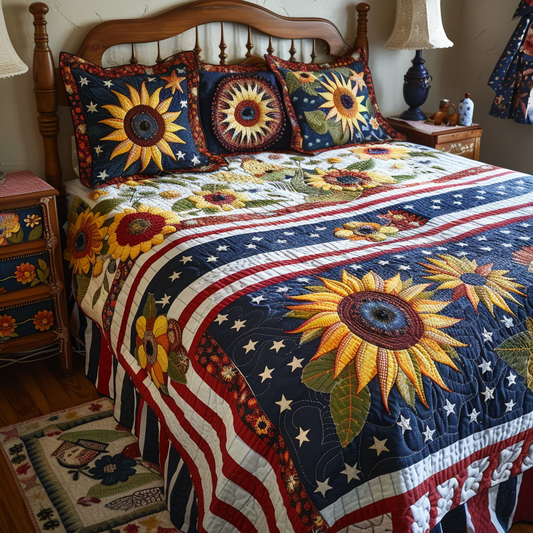 Sunflower TAI170724078 Quilt Bedding Set