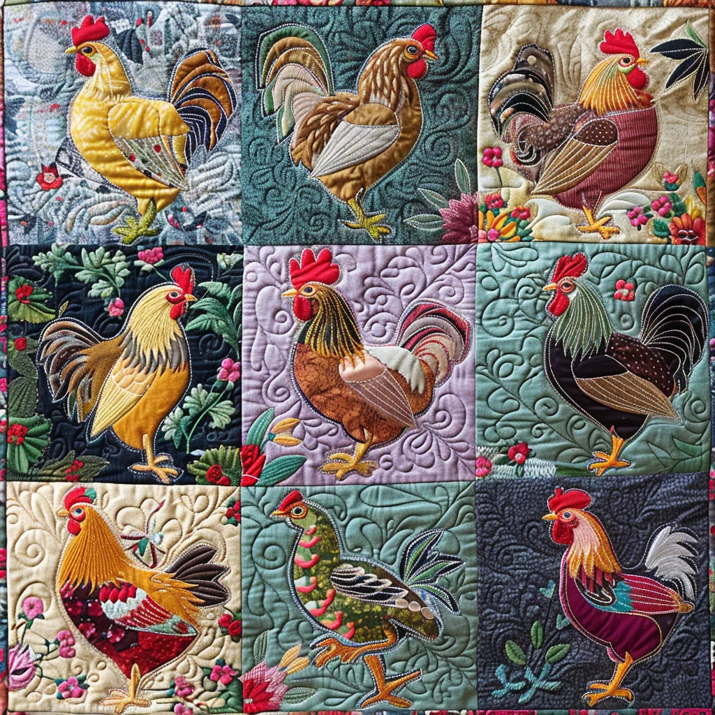 Chicken TAI030524016 Quilt Blanket