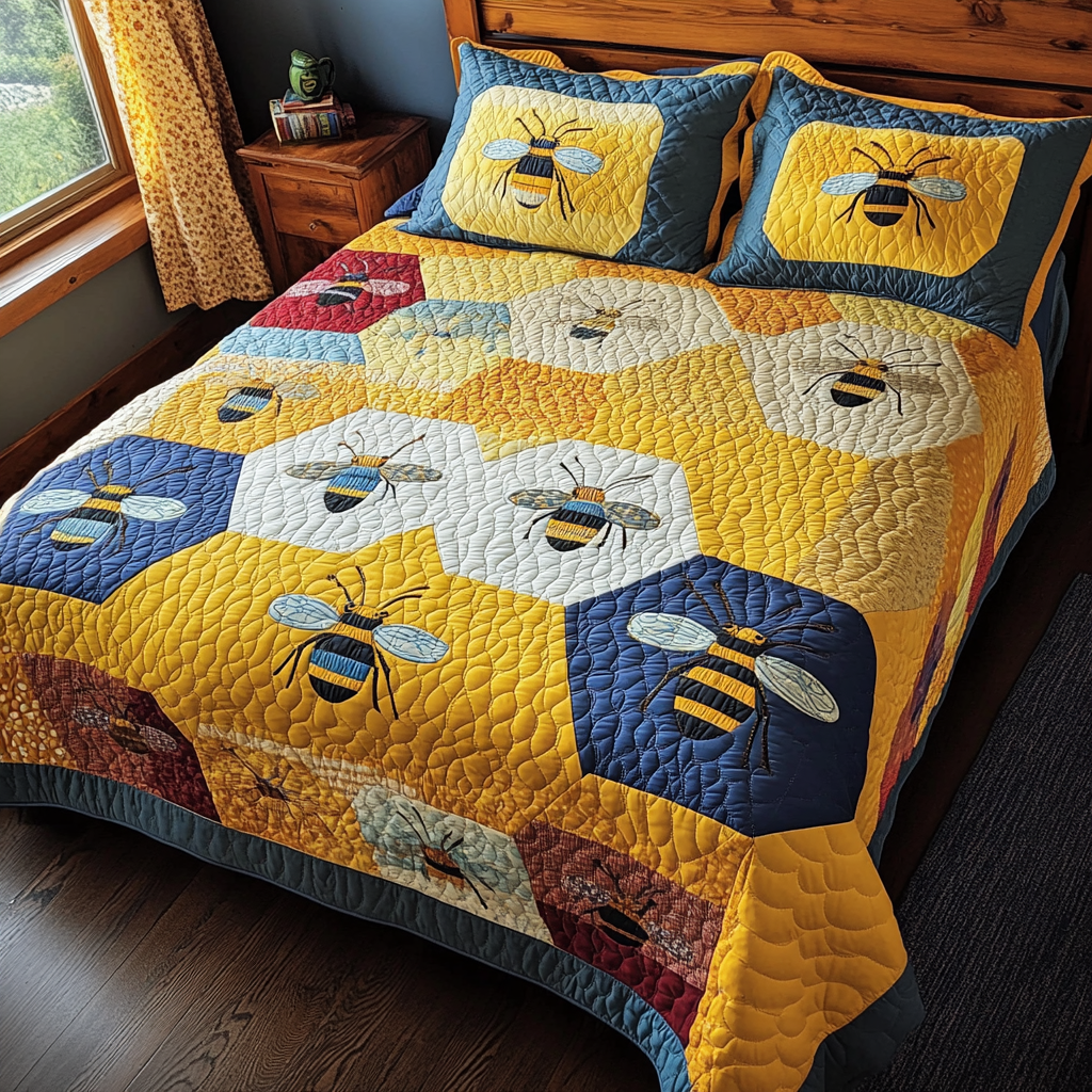 Bee DAI190824341 Quilt Bedding Set