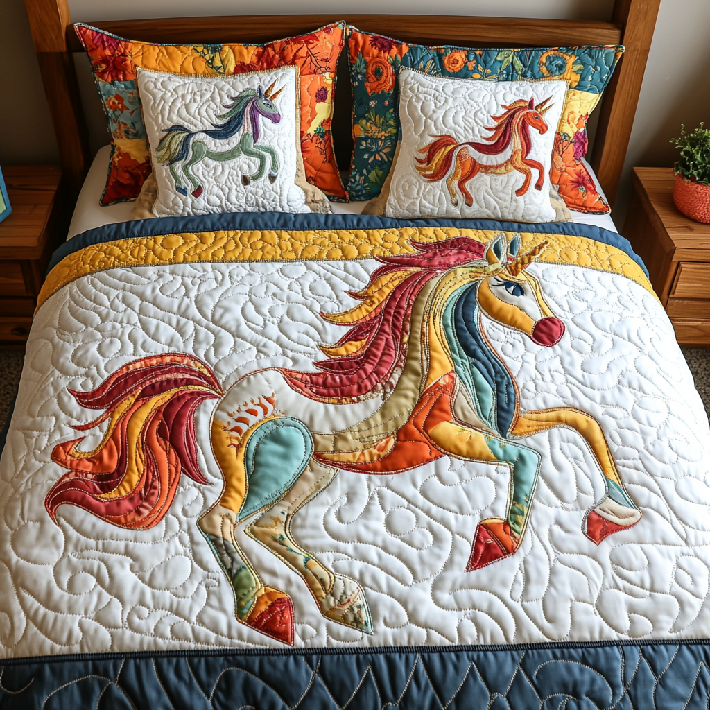 Unicorn DAI181124026 Quilt Bedding Set