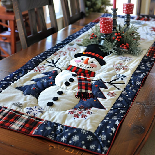 Snowman TAI280224082 Quilted Table Runner