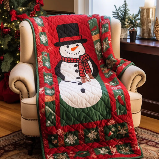 Snowman BL10112309 Quilt Blanket