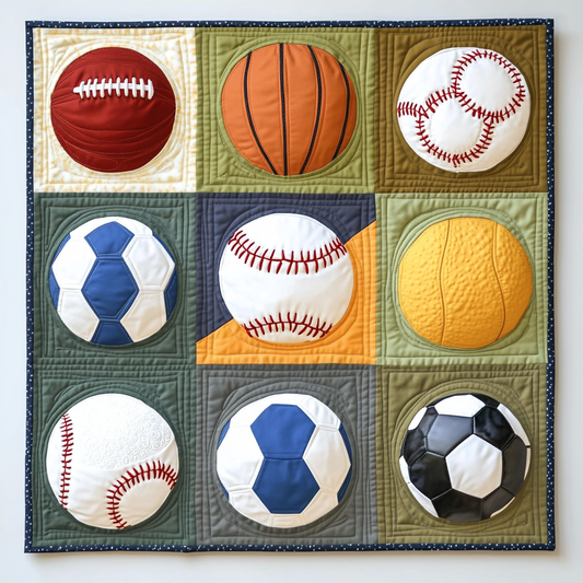 Sport Balls DAI040225007 Quilt Blanket