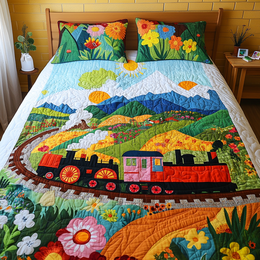 Train DAI110225180 Quilt Bedding Set