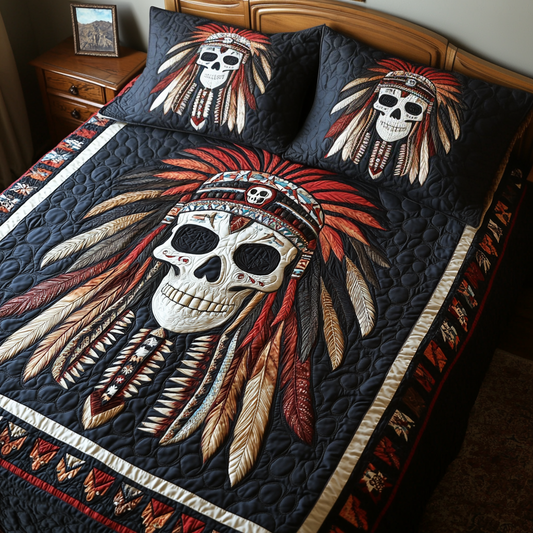 Native American Skull DAI301224239 Quilt Bedding Set