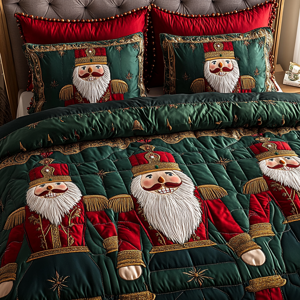 Christmas Nutcracker TAI201124064 Quilt Bedding Set