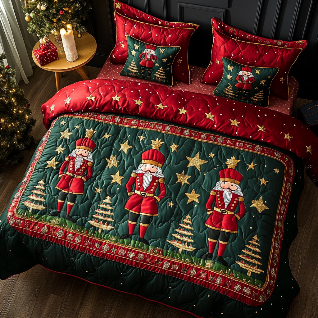 Christmas Nutcracker TAI201124352 Quilt Bedding Set