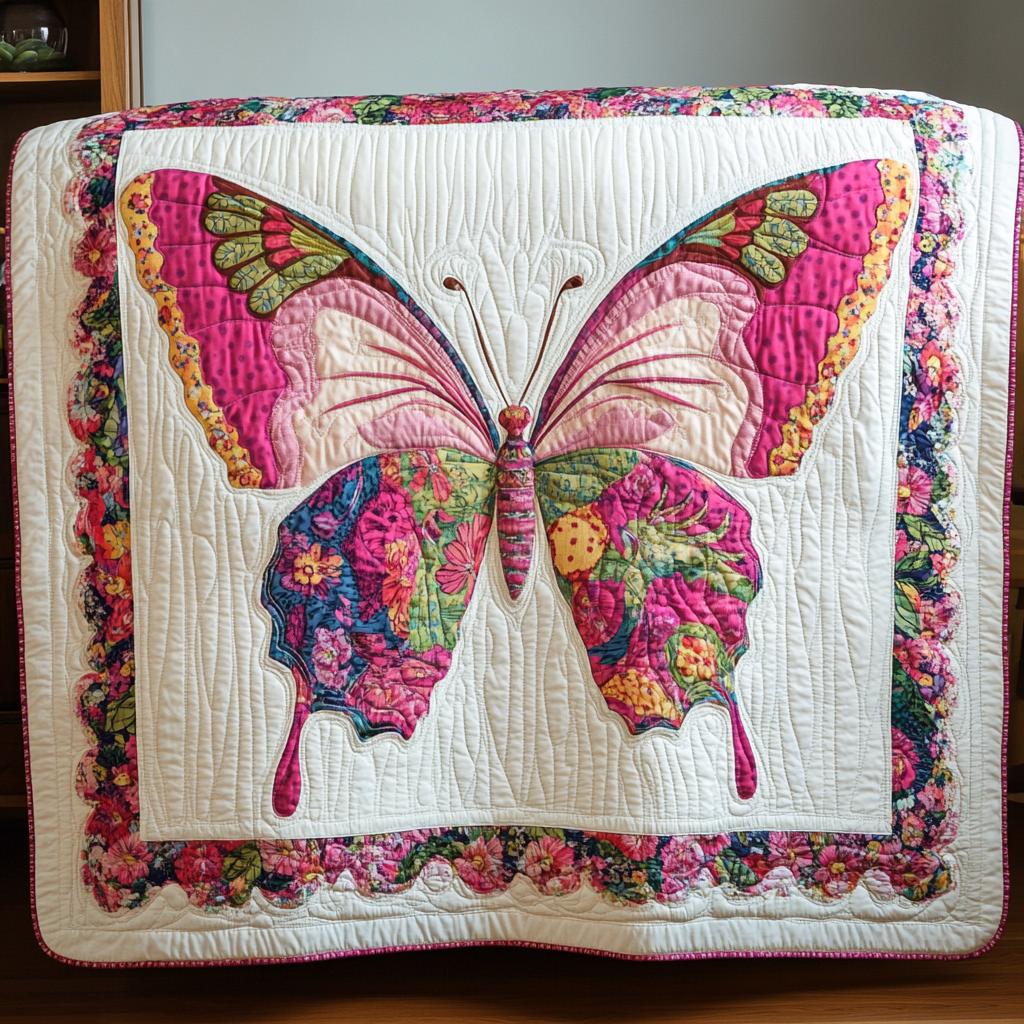 Butterfly DAI070824142 Quilt Blanket