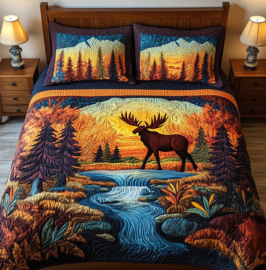 Moose DAI150125200 Quilt Bedding Set