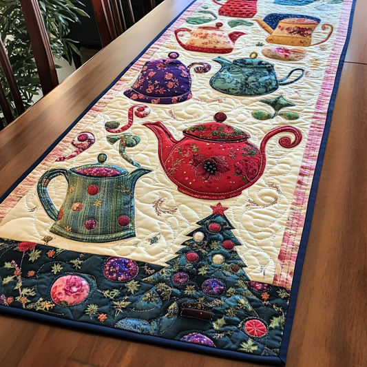 Teapot TAI041024235 Quilted Table Runner