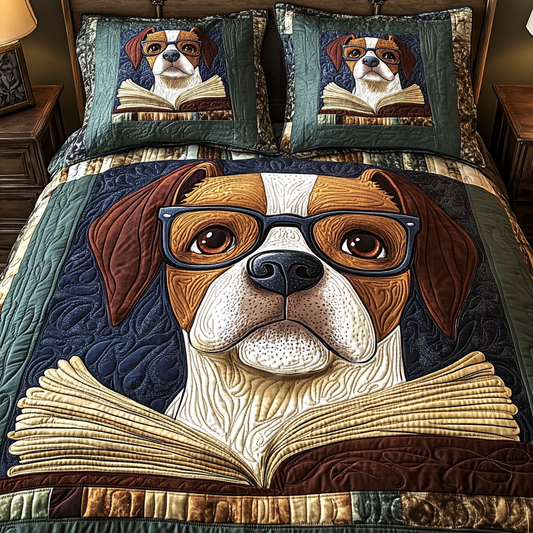 Bookish Dog DAI150125179 Quilt Bedding Set