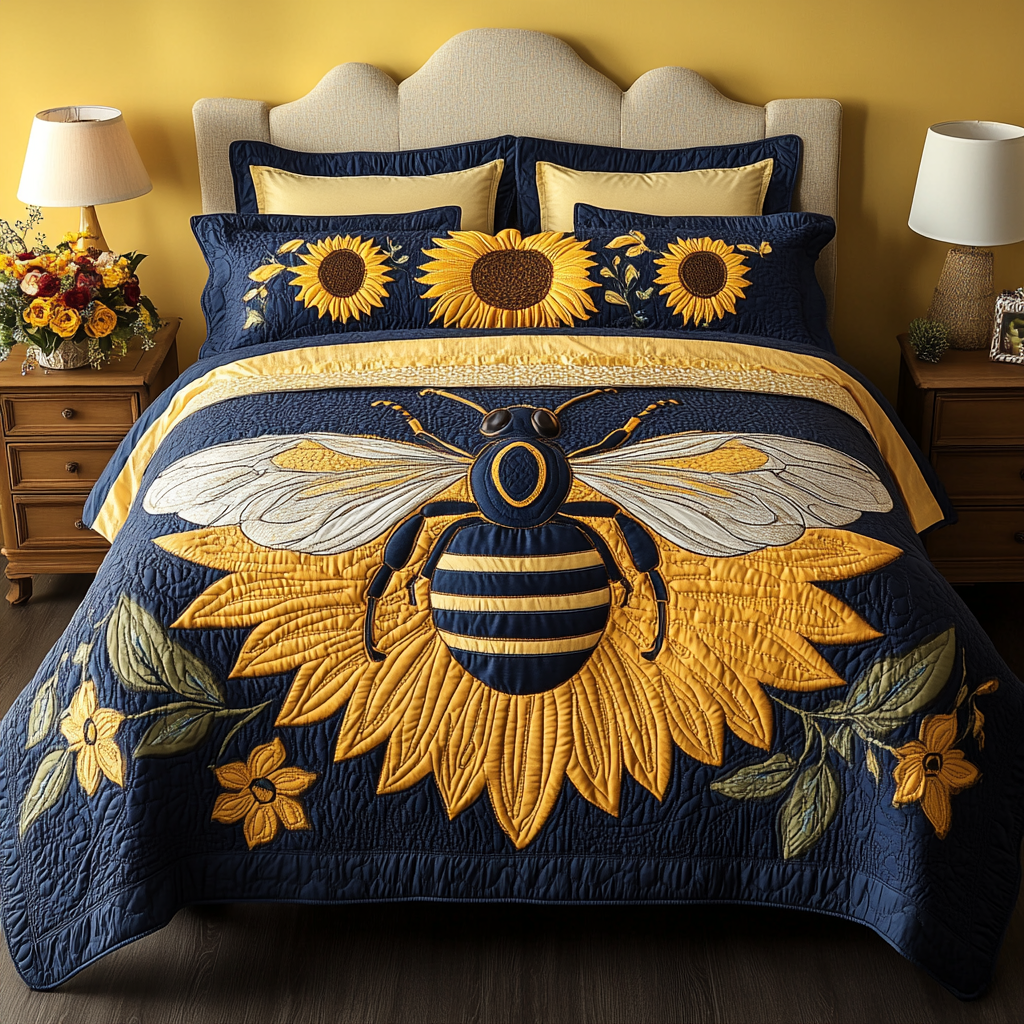 Bee TAI111124012 Quilt Bedding Set