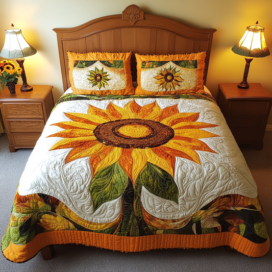 Sunflower DAI190824288 Quilt Bedding Set