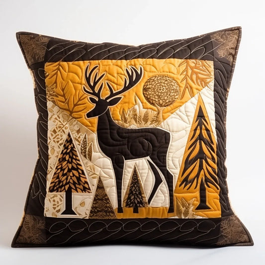 Deer TAI060324092 Quilted Pillow Case