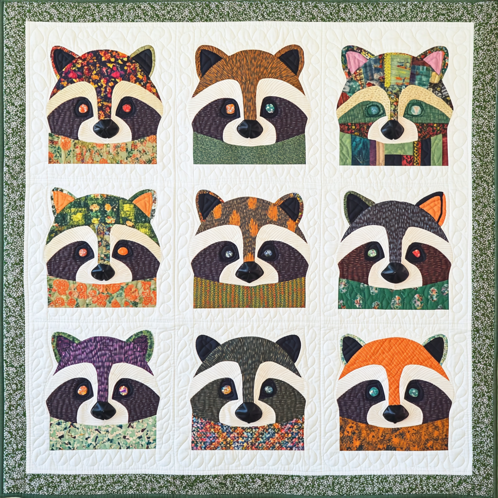 Raccoon DAI25102461 Quilt Blanket