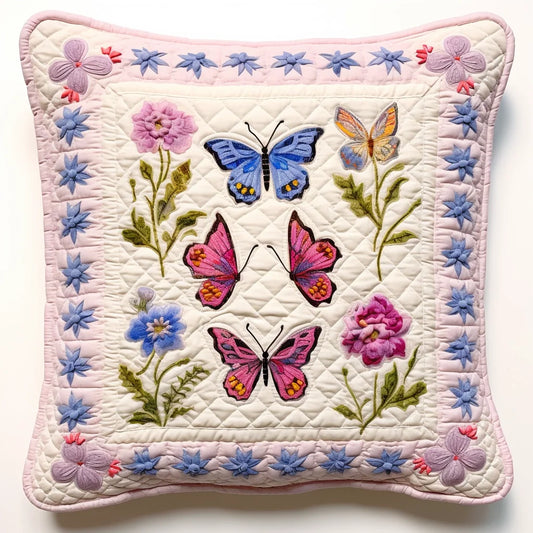 Butterfly TAI060324071 Quilted Pillow Case