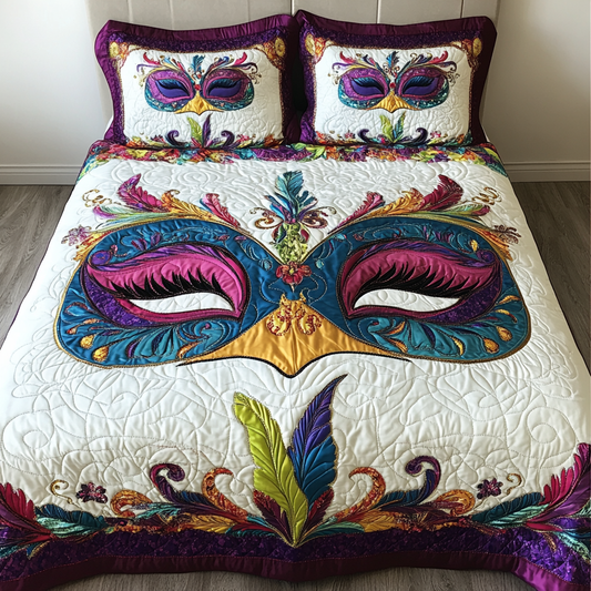 Mardi Gras DAI200125027 Quilt Bedding Set