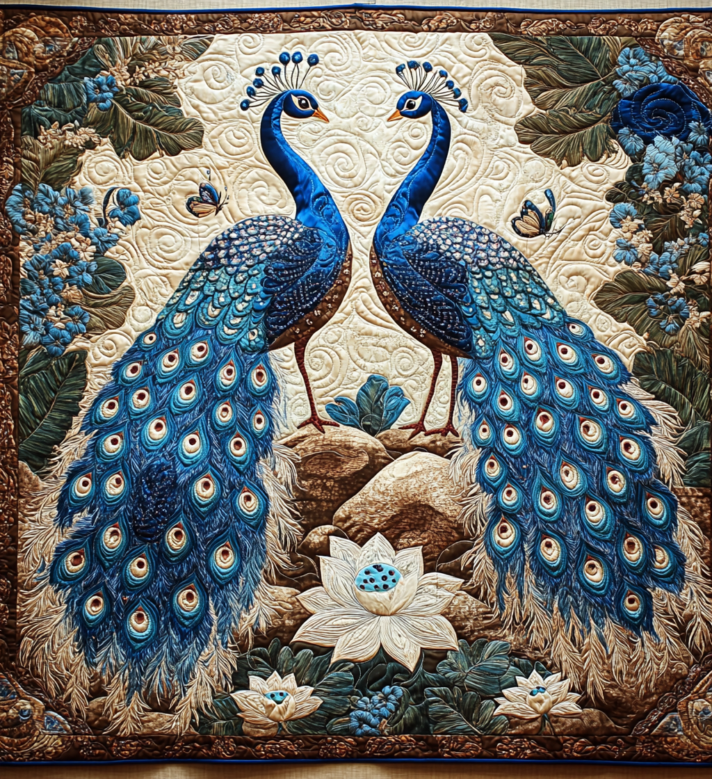 Peacock DAI301224109 Quilt Blanket – Alpha Quilt