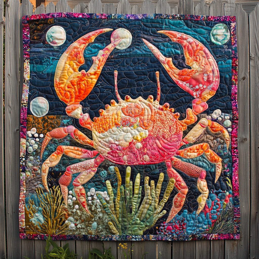 Crab DAI200125256 Quilt Blanket