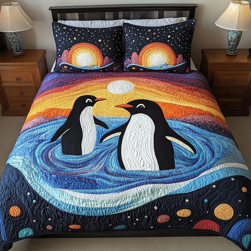 Penguin DAI190225115 Quilt Bedding Set