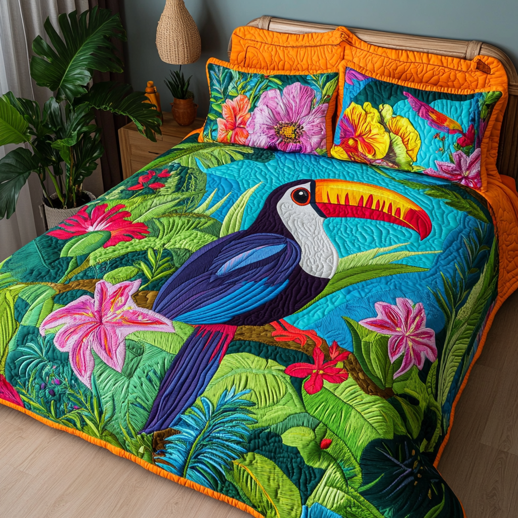 Toucan DAI190225116 Quilt Bedding Set