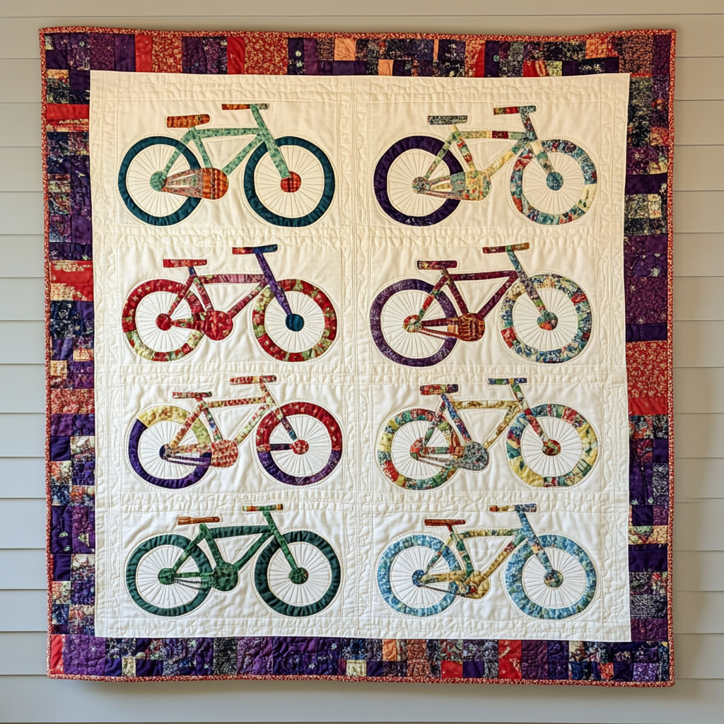 Bicycle DAI221024252 Quilt Blanket