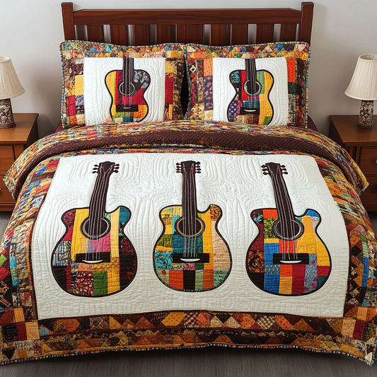 Guitar DAI040924016 Quilt Bedding Set