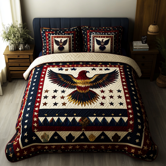 Patriotic Eagle DAI280824288 Quilt Bedding Set