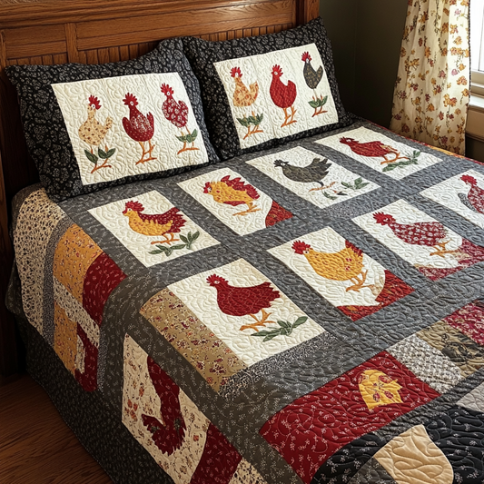 Chicken DAI190824330 Quilt Bedding Set