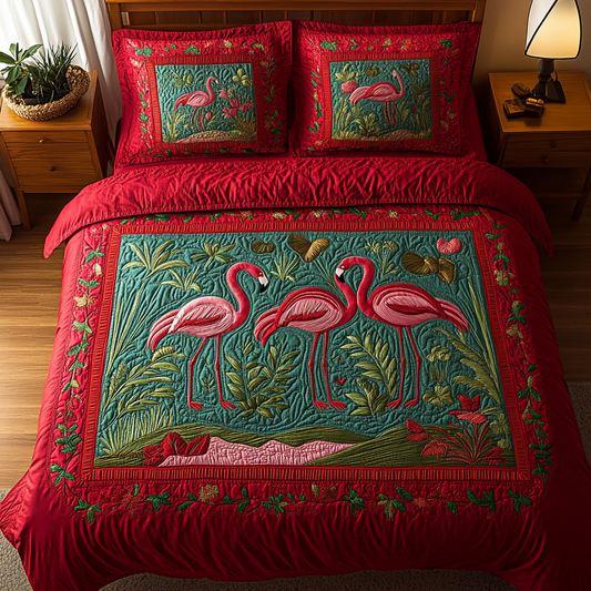 Flamingo TAI141124022 Quilt Bedding Set