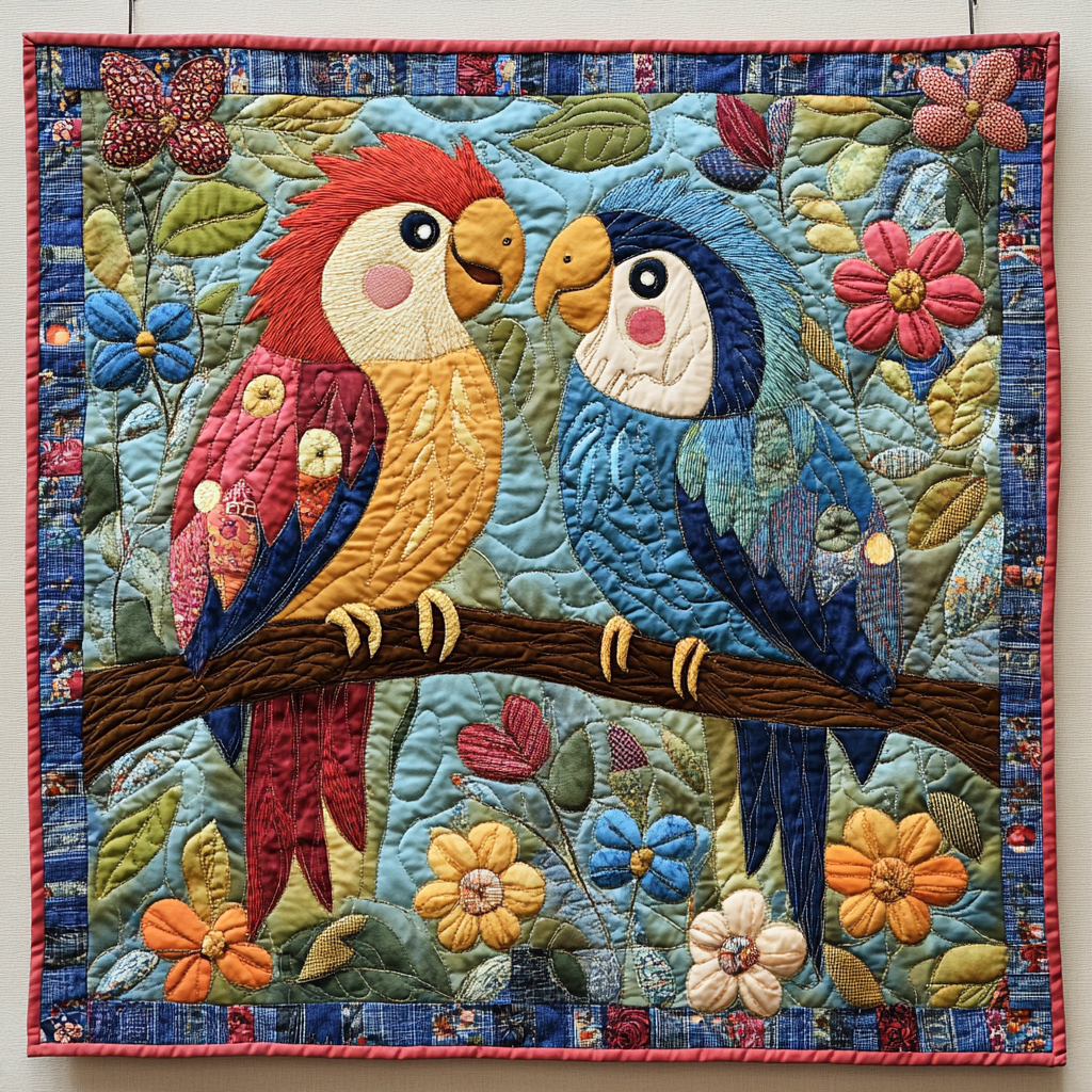 Parrot DAI221024275 Quilt Blanket