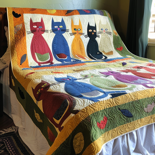 Cat TAI041024421 Quilt Blanket