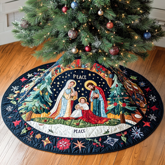 Nativity Scene TAI041024074 Quilted Tree Skirt