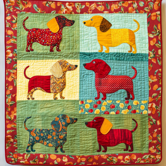 Dachshund DAI190824067 Quilt Blanket