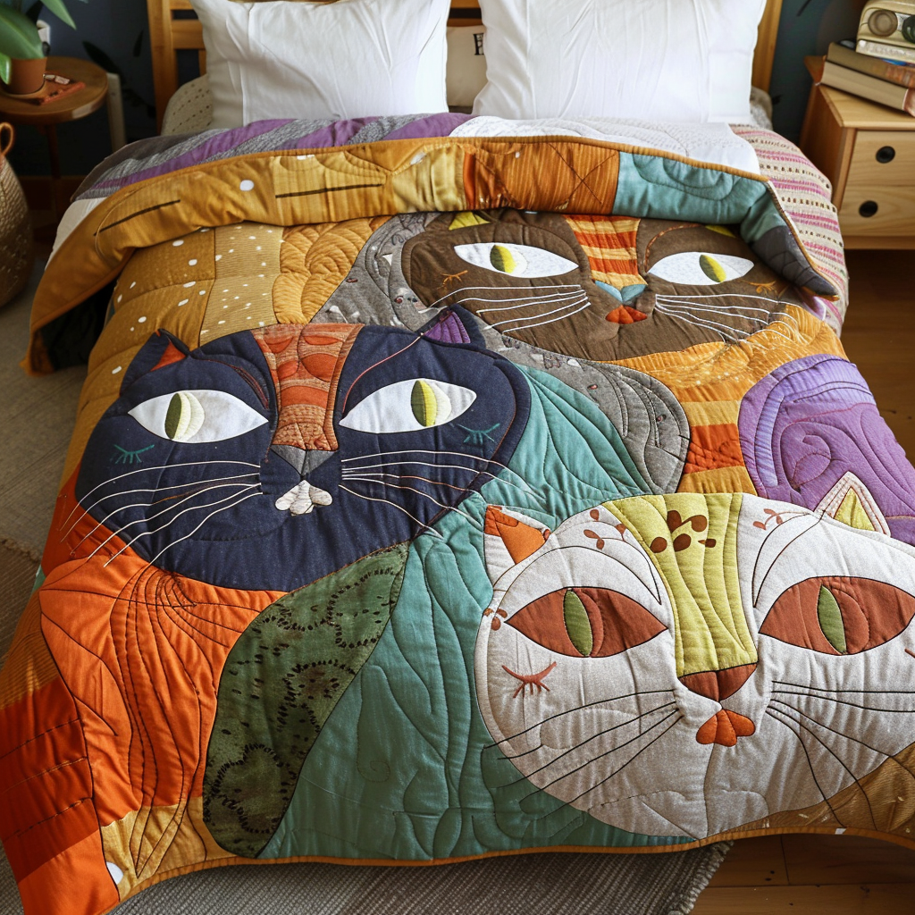 Cat TAI100724021 Quilt Blanket