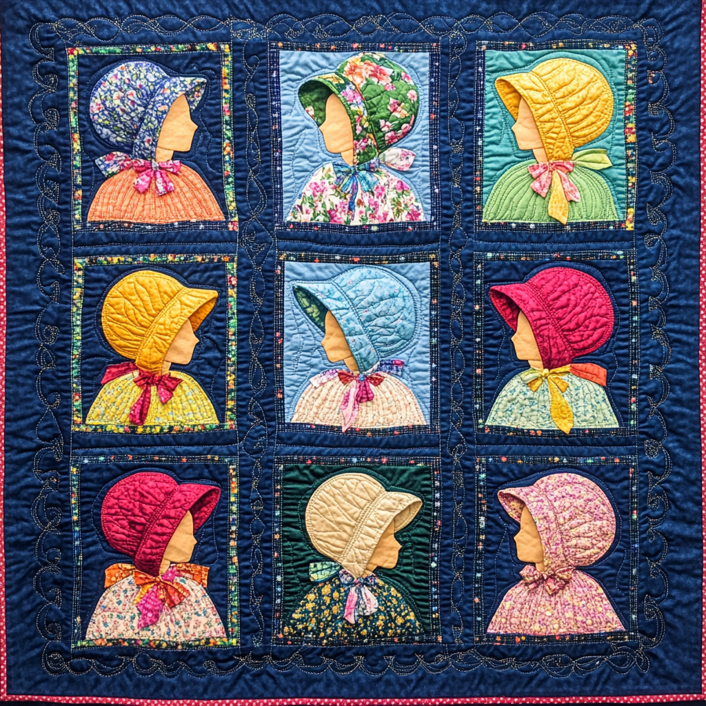 Sunbonnet Sue DAI040924232 Quilt Blanket