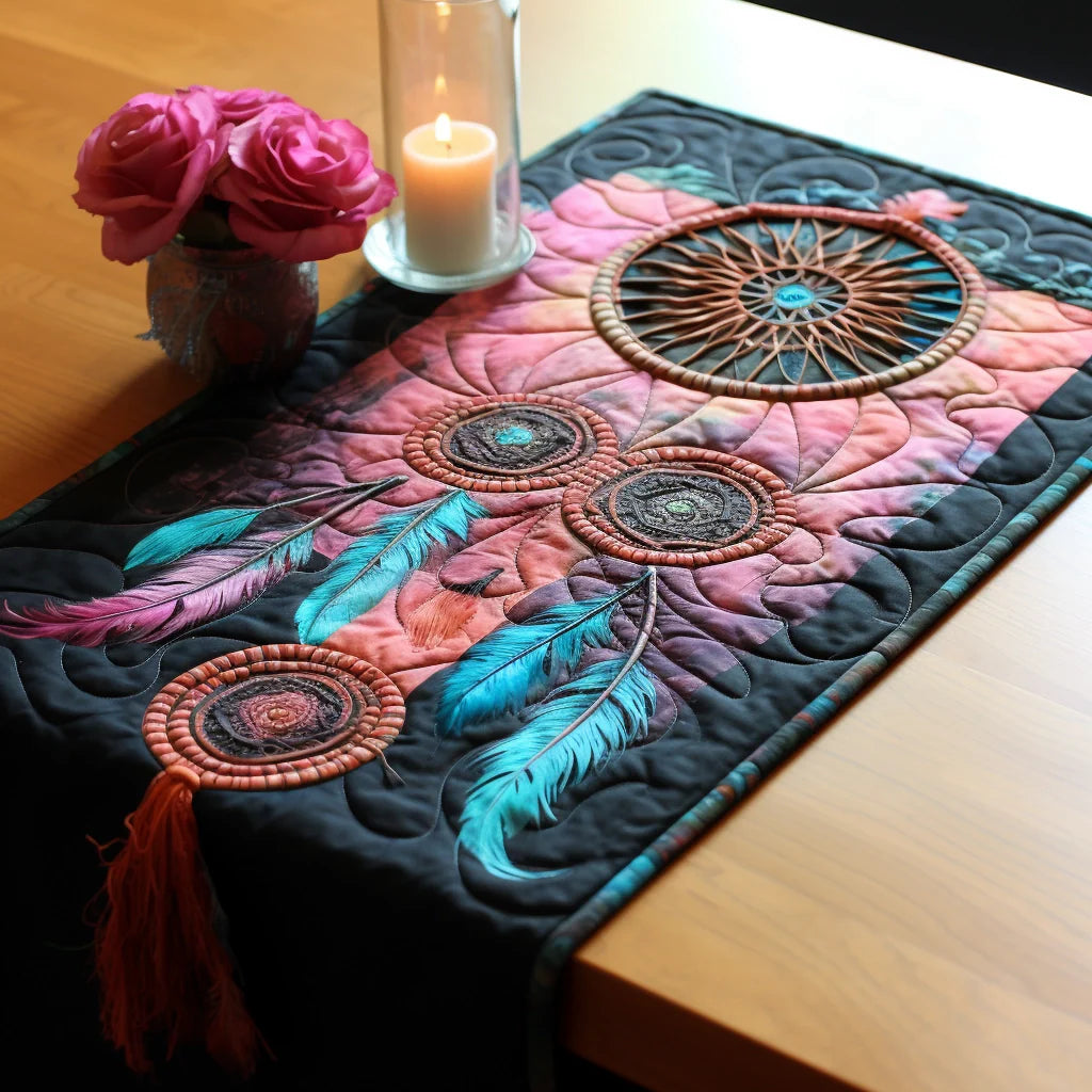 Dreamcatcher TAI21122307 Quilted Table Runner