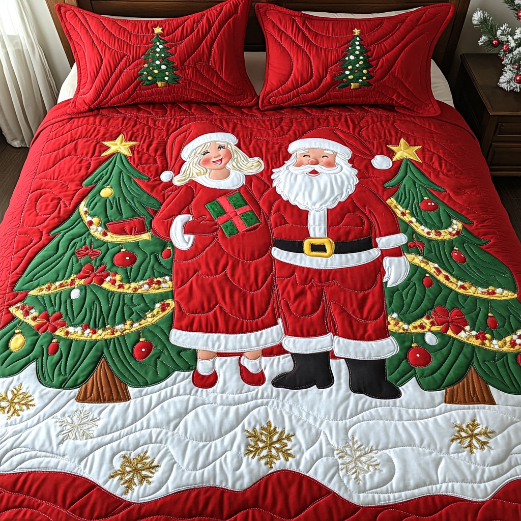 Mr And Mrs Claus DAI111124609 Quilt Bedding Set