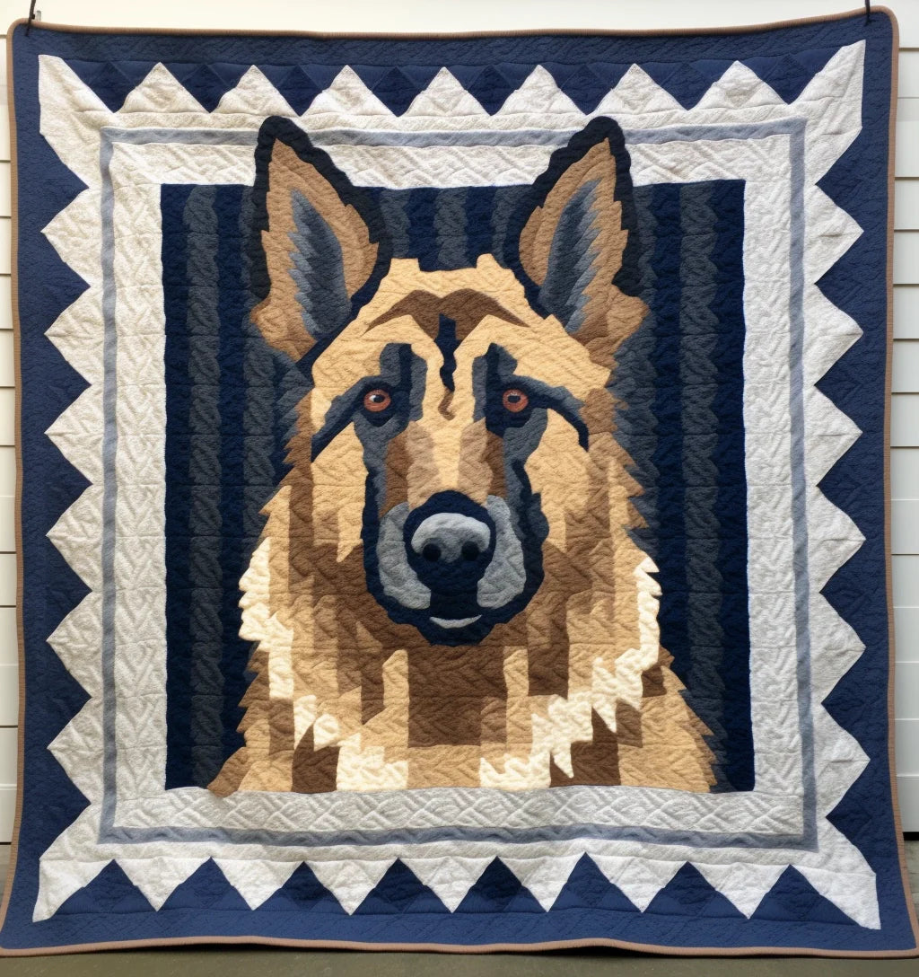 German Shepherd TAI14112302 Quilt Blanket