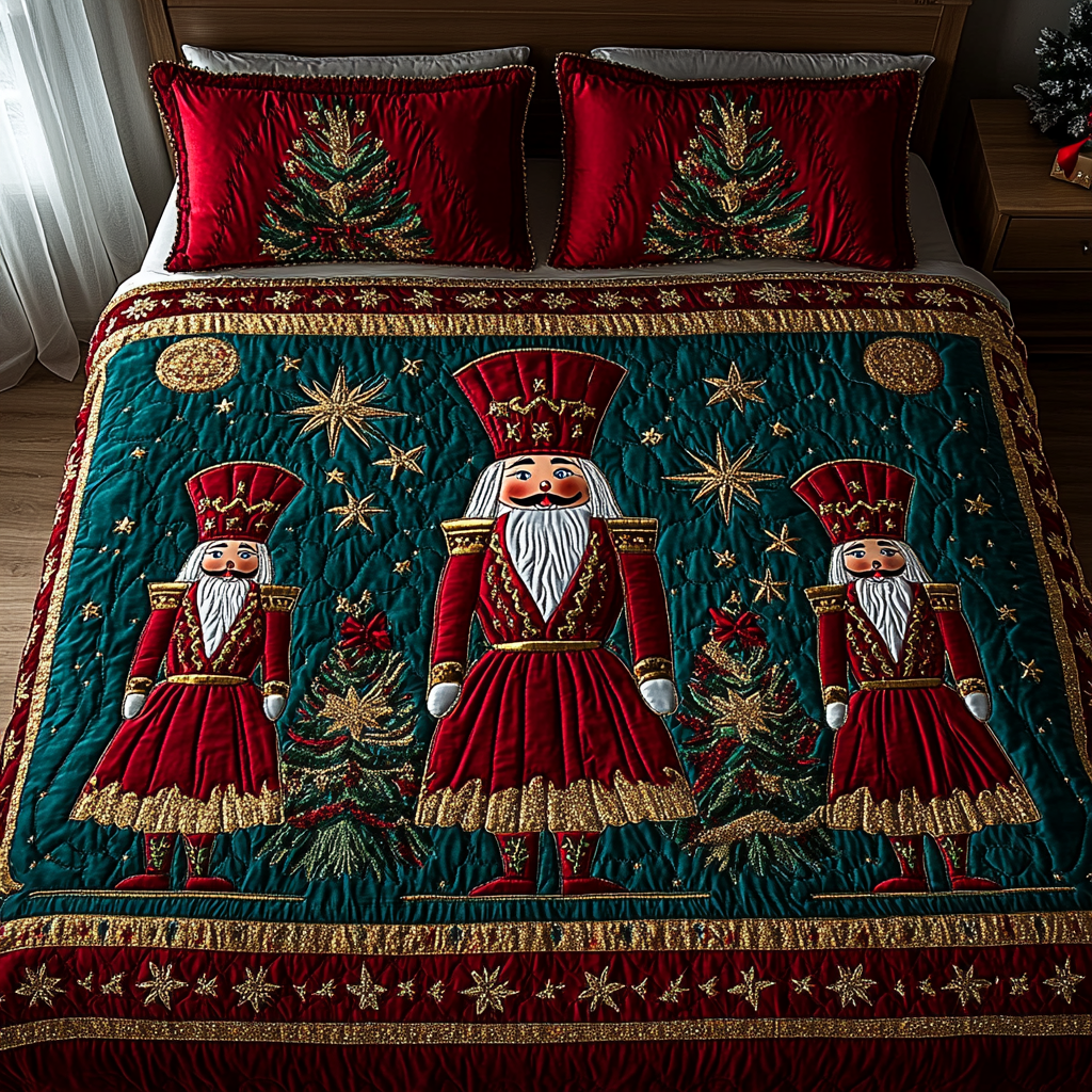 Christmas Nutcracker TAI201124176 Quilt Bedding Set