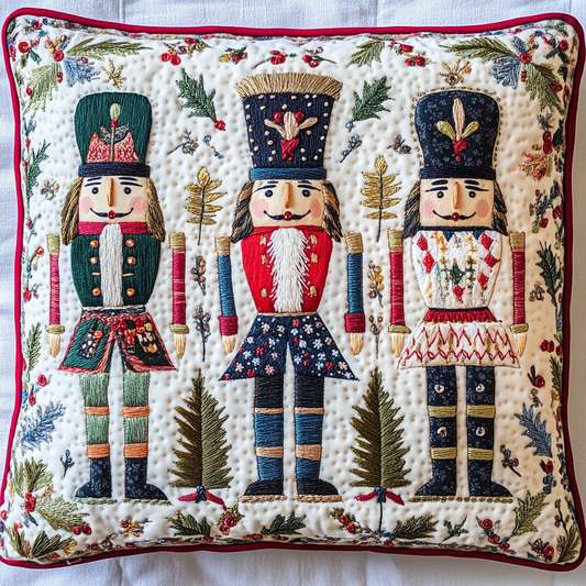 Christmas Nutcracker TAI181024542 Quilted Pillow Case