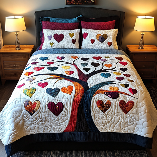 Tree Of Hearts DAI101224033 Quilt Bedding Set