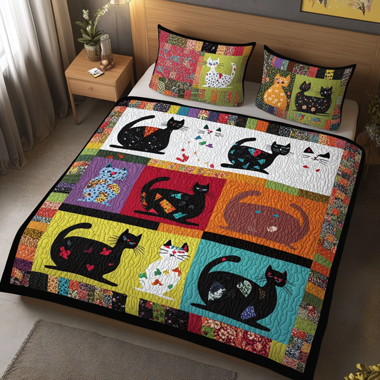 Black Cat TAI181024120 Quilt Bedding Set