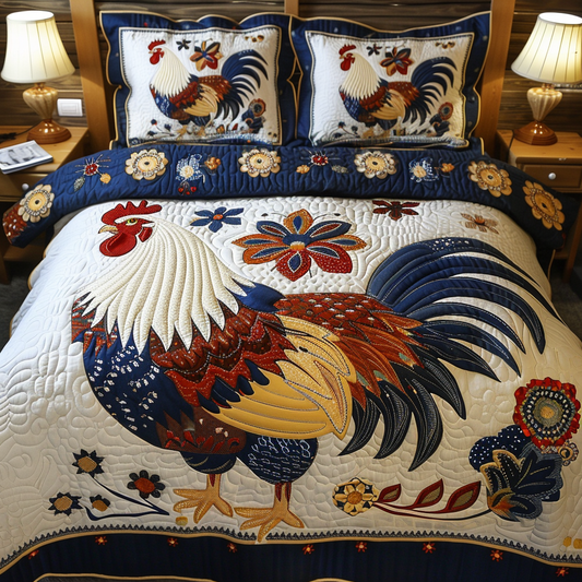 Rooster TAI251124151 Quilt Bedding Set