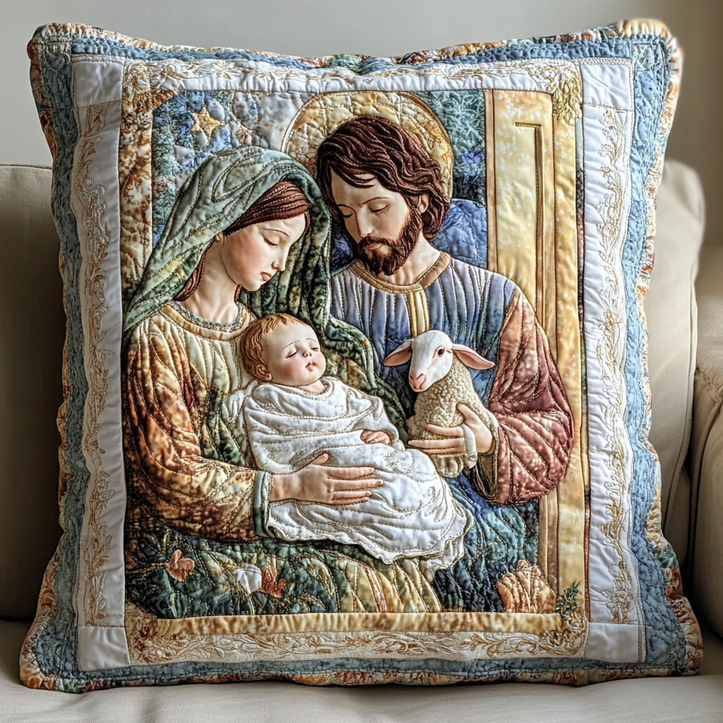 Nativity TAI181024394 Quilted Pillow Case