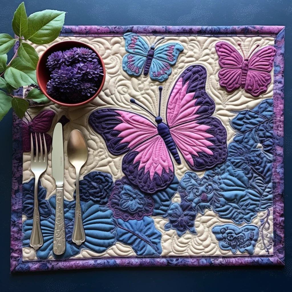 Butterfly TAI040124271 Quilted Placemats