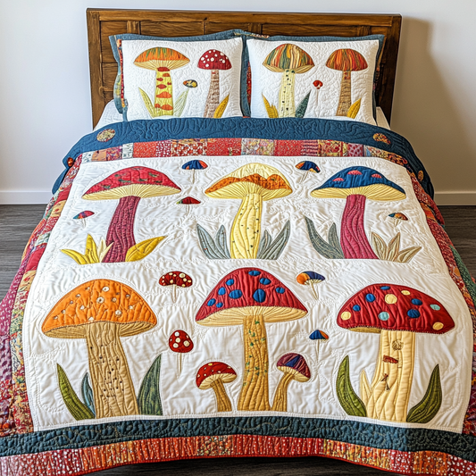 Mushroom DAI051224116 Quilt Bedding Set