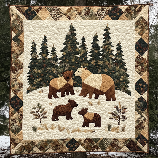Woodland Bear DAI190225041 Quilt Blanket